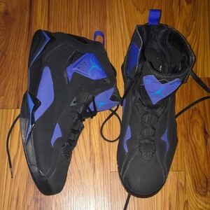 Jordan True Flight Black And Blue Lagoon